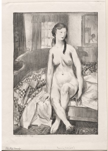 Morning, Nude on Bed, First Stone