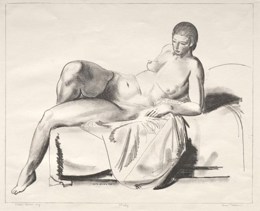Nude Study, Classic on a Couch