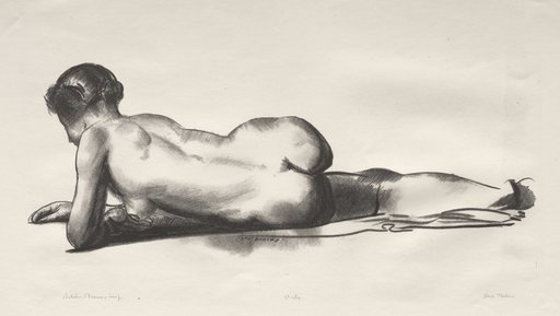 Nude Study, Woman Lying Prone