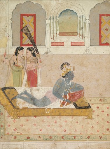 Krishna Awaiting Radha