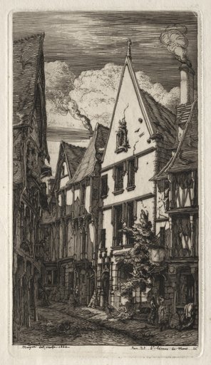 Etchings of Paris: à Bourges