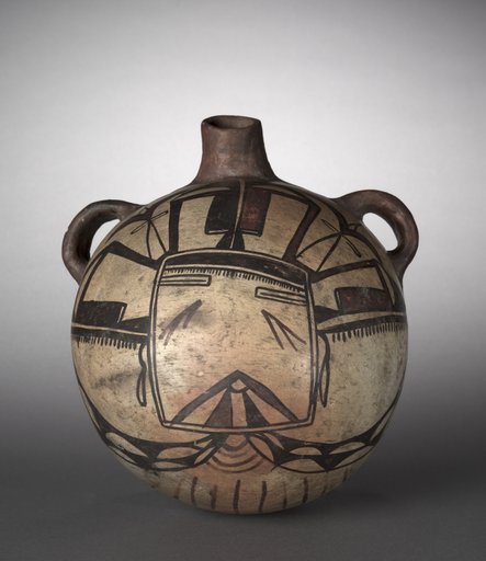Canteen with a Katsina-like Face