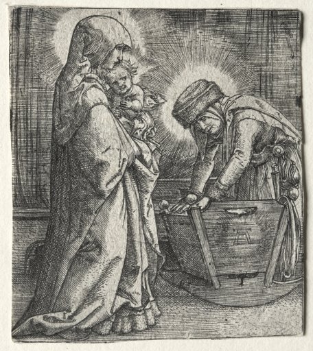 The Virgin with the Child and St. Anne at the Cradle