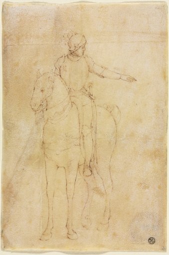 Armored Figure on Horseback