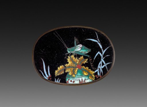 Belt Buckle with Cricket on Radish