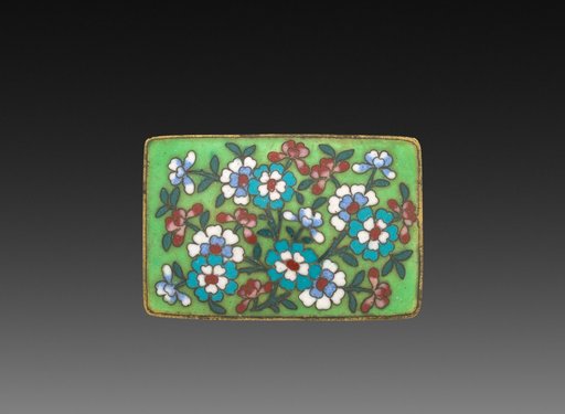 Belt Buckle with Flowers
