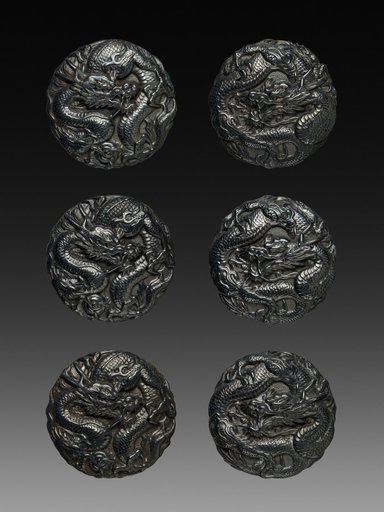 Buttons with Dragon
