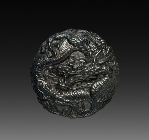 Button with Dragon