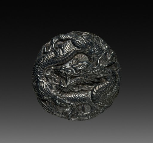 Button with Dragon