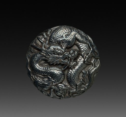 Button with Dragon