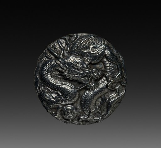 Button with Dragon