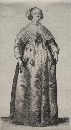 The Several Habits of English Women, from the Nobility to the Country Women as they are in these times: The Woman with a Marble Sphere