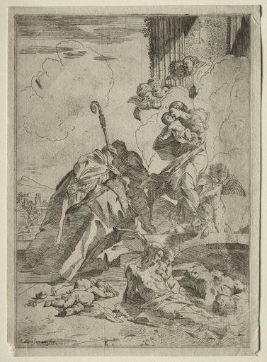 Three Lucchese Saints interceding with the Virgin for the Victims of the plague