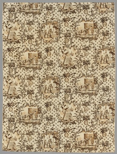 Copperplate Printed Linen