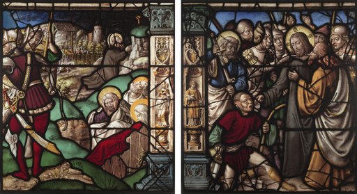 Christ in the Garden of Gethsemane and The Kiss of Judas (pair)