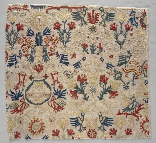 Fragment of a Bed Curtain