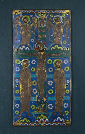 Plaque from a Book Cover with the Crucifixion