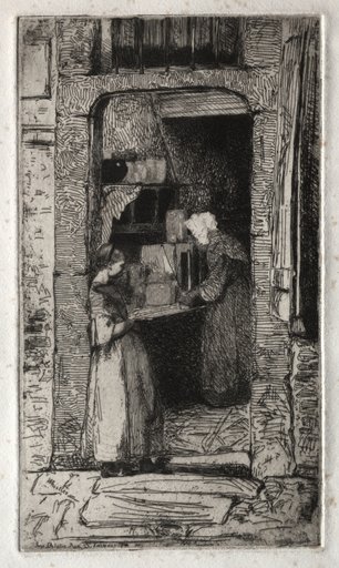 Twelve Etchings from Nature: La Marchande de Moutarde