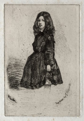 Twelve Etchings from Nature: Annie