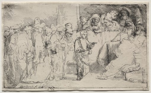 Christ Disputing with the Doctors: A Sketch