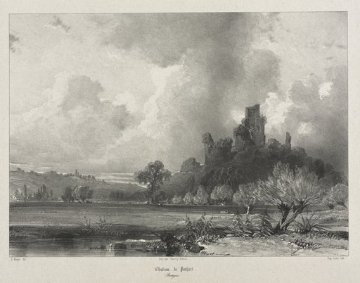 Voyages pittoresques et romantiques dans l'ancienne France. Bretagne: Chateau de Penhoet