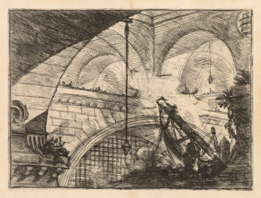 The Prisons: A Series of Galleries with Crane-Like Erection of Beams