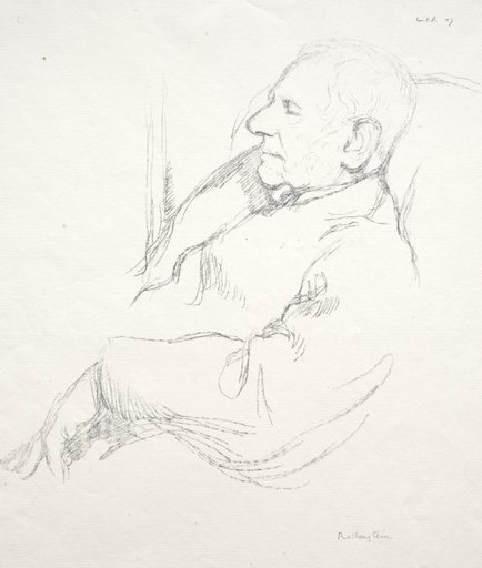Sir Francis Seymour Haden Asleep