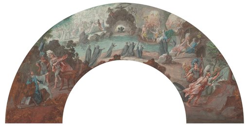 Aeneas in the Underworld, Design for a Fan
