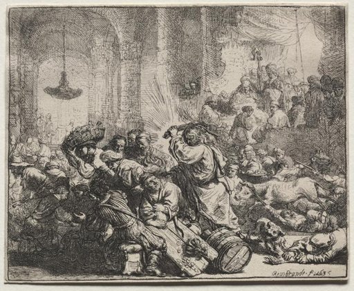 Christ Driving the Money Changers from the Temple