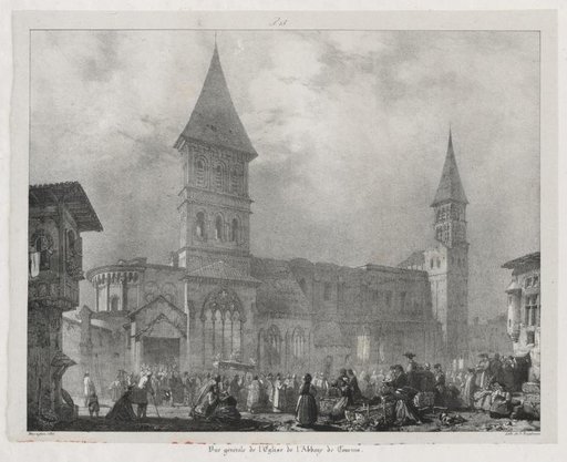 Voyages pittoresques et romantiques dans l'ancienne France, Franche-Comté: Église de l'abbaye de Tournus