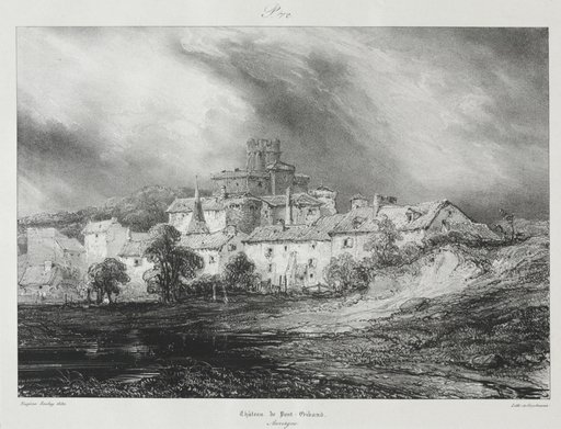 Voyages pittoresques et romantiques dans l'ancienne France, Auvergne: Château de Pont-Gibaud