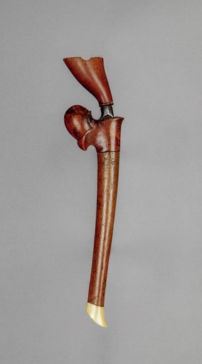 Knife (Kris) and Wood Scabbard