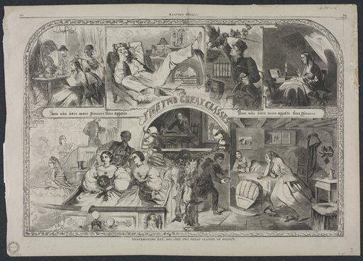 Thanksgiving Day, 1860 - The Two Great Classes of Society
