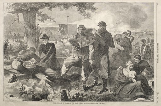 The Surgeon at Work at the Rear during an Engagement