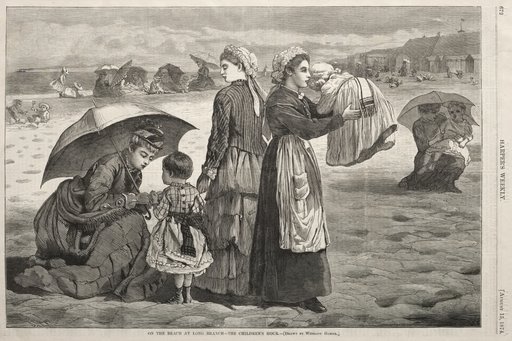 On the Beach at Long Branch - The Children's Hour