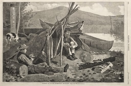 Camping Out in the Adirondack Mountains