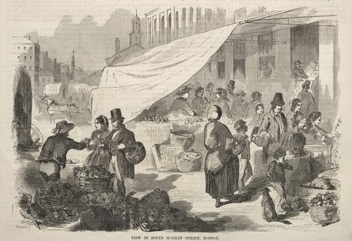 View in South Market Street, Boston