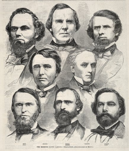 The Seceding South Carolina Delegation