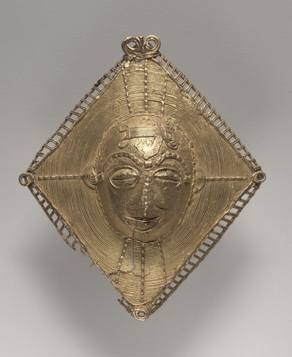 Pendant: Face in Diamond