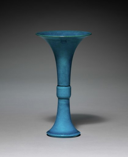 Beaker Vase in Form of Archaic Gu