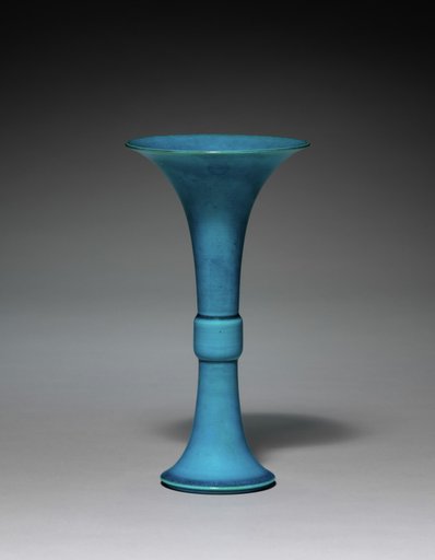 Beaker Vase in Form of Archaic Gu