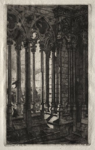 Etchings of Paris: The Gallery of Notre Dame