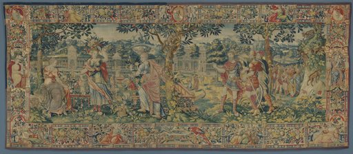 Romans Admiring the Sabine Women