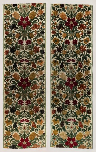 Lengths of Floral Velvet
