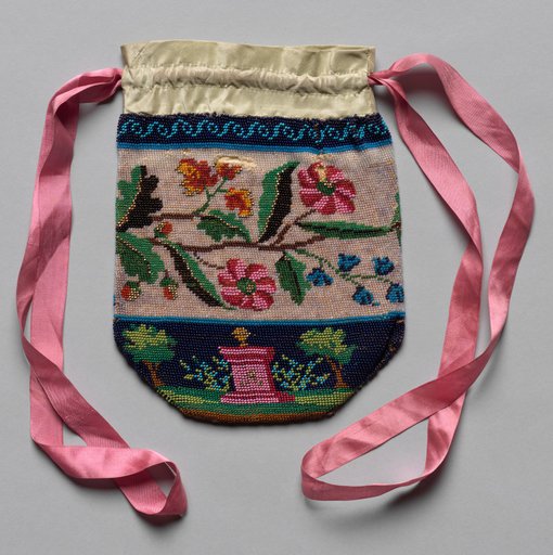 Beaded Bag (floral motif)