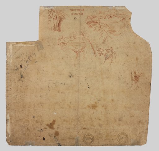 Sketches of Horses (verso)