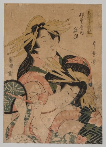 Half-length Portrait of Two Courtesans
