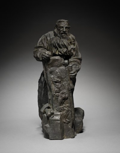 Rodin Working on "The Gates of Hell"