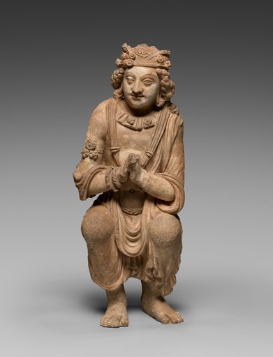 Adoring Attendant from a Buddhist Shrine