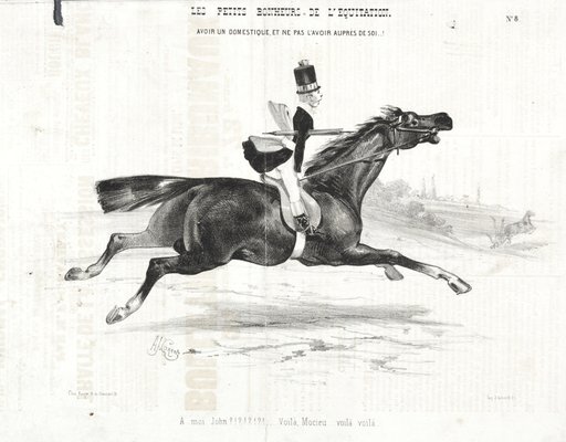 Les petits bonheurs de l'équitation: Avoir un domestique, et ne pas l'avoir auprès de soi...